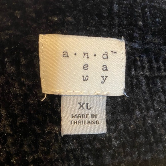 Velvet Crew Neck Sweater - Picture 2 of 2